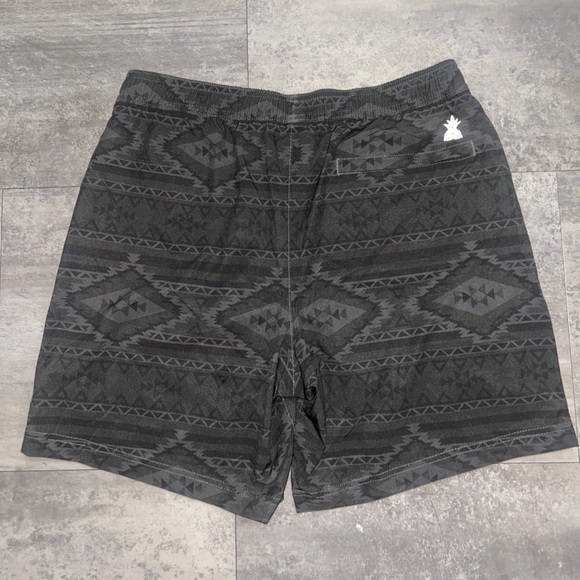 NEW Chubbies The Quests Training Shorts 7” Black Teal Geometric - Picture 5 of 8